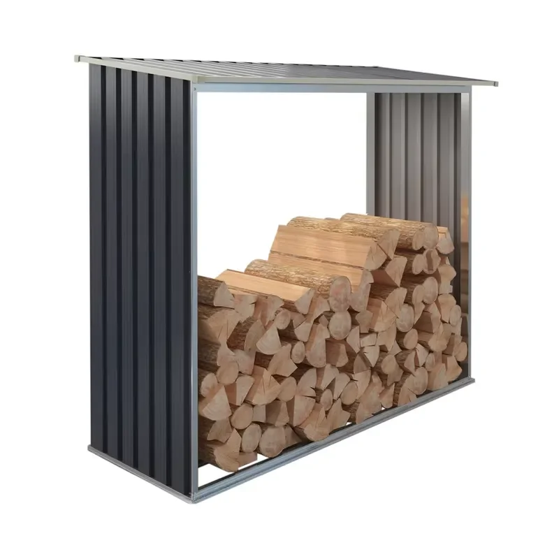 Pent Roof Practical Design Outdoor Log Storage Shed, Firewood Storage Racks
Pent Roof Practical Design Outdoor Log Storage Shed, Firewood Storage Racks