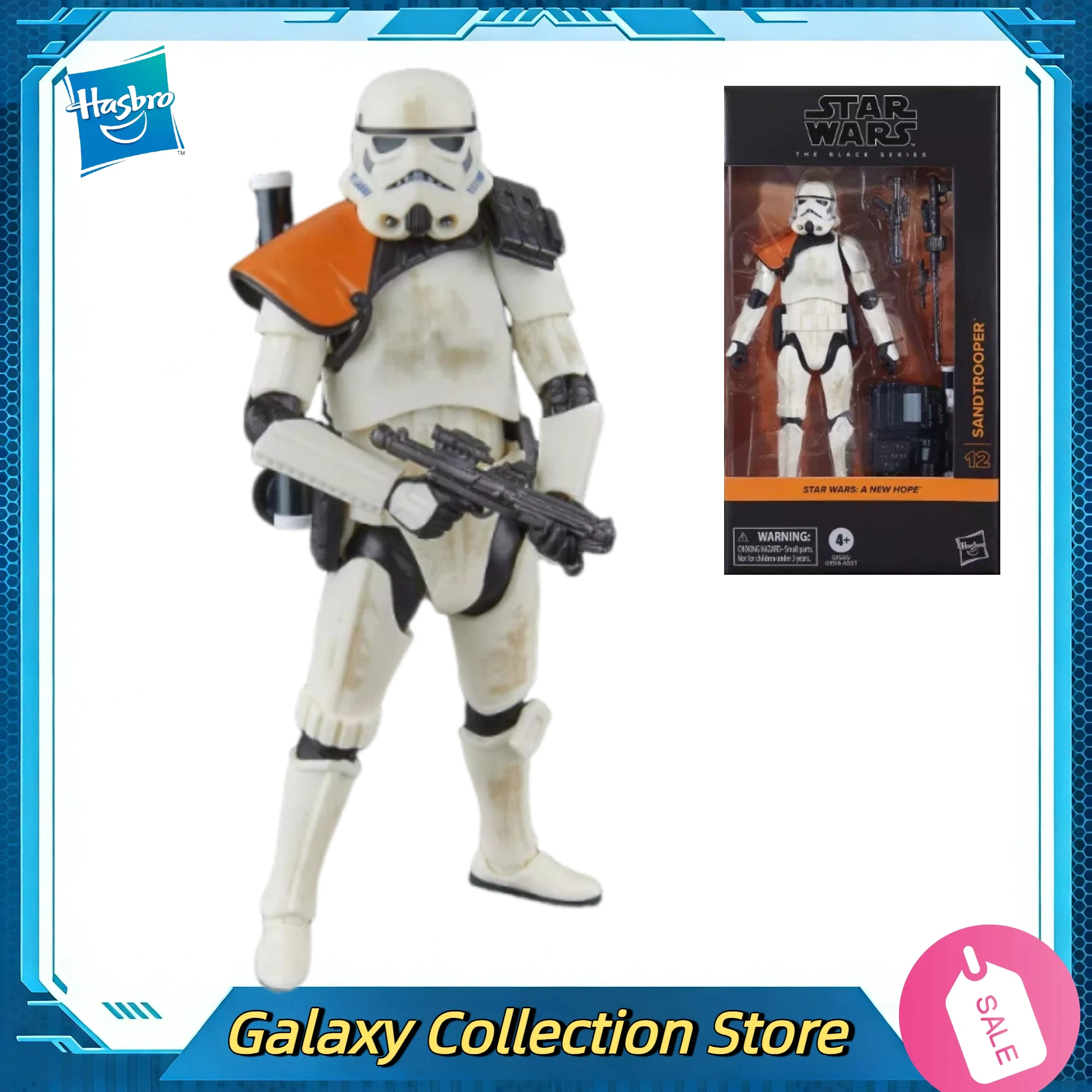 In Stock Hasbro Star Wars The Black Series A New Hope Sandtrooper 15cm Action Figure Collection Original Toys Model Gifts
In Stock Hasbro Star Wars The Black Series A New Hope Sandtrooper 15cm Action Figure Collection Original Toys Model Gifts