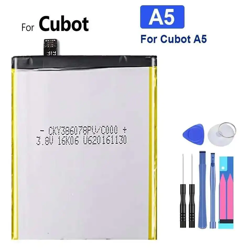 Аккумулятор мобильного телефона для Cubot A5, высокопроизводительный надежный источник питания 3000 мАч
Аккумулятор мобильного телефона для Cubot A5, высокопроизводительный надежный источник питания 3000 мАч
