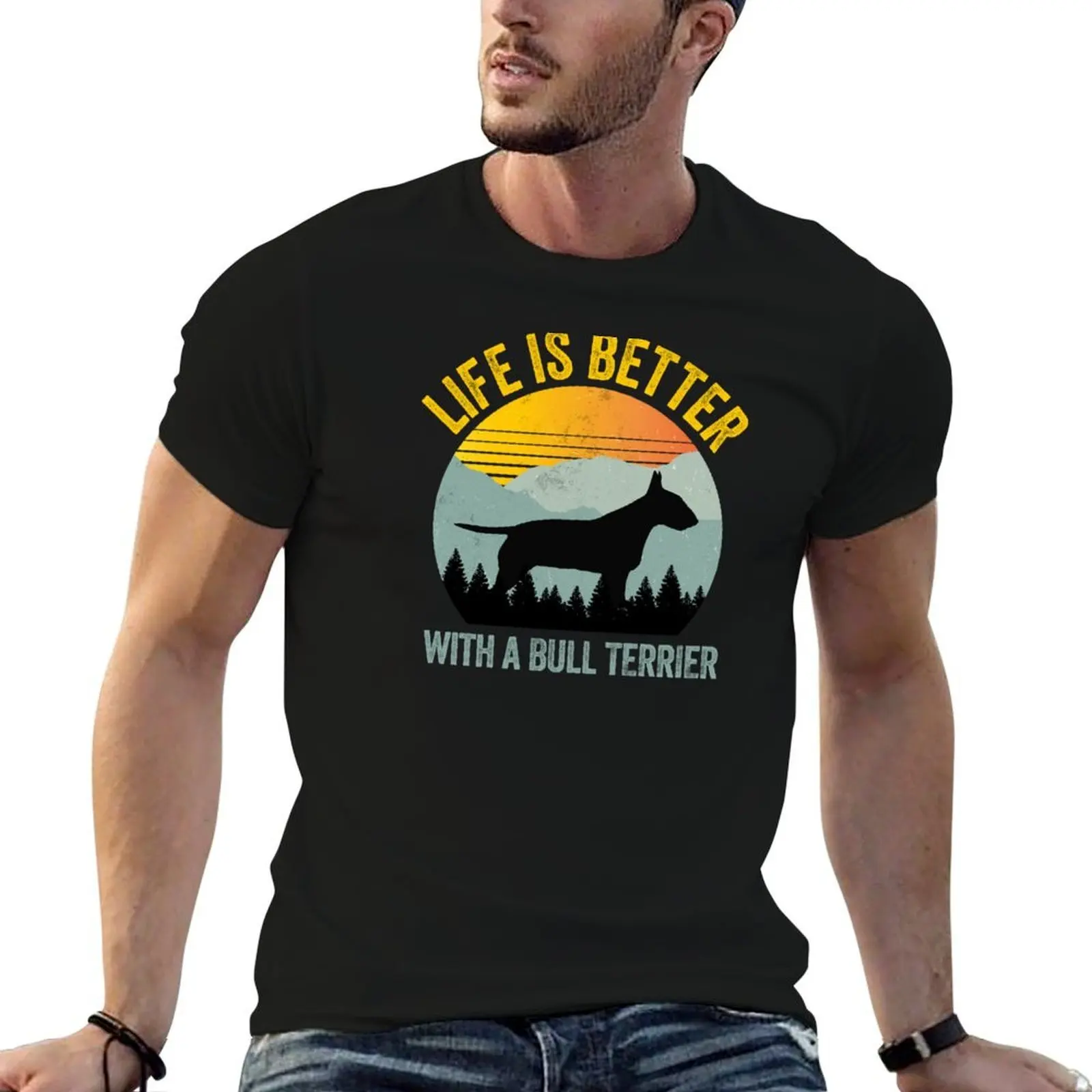 Life Is Better With A Bull Terrier Summer Dog Gift T-Shirt funny t shirts cotton t shirt personalised T-Shirt
Life Is Better With A Bull Terrier Summer Dog Gift T-Shirt funny t shirts cotton t shirt personalised T-Shirt