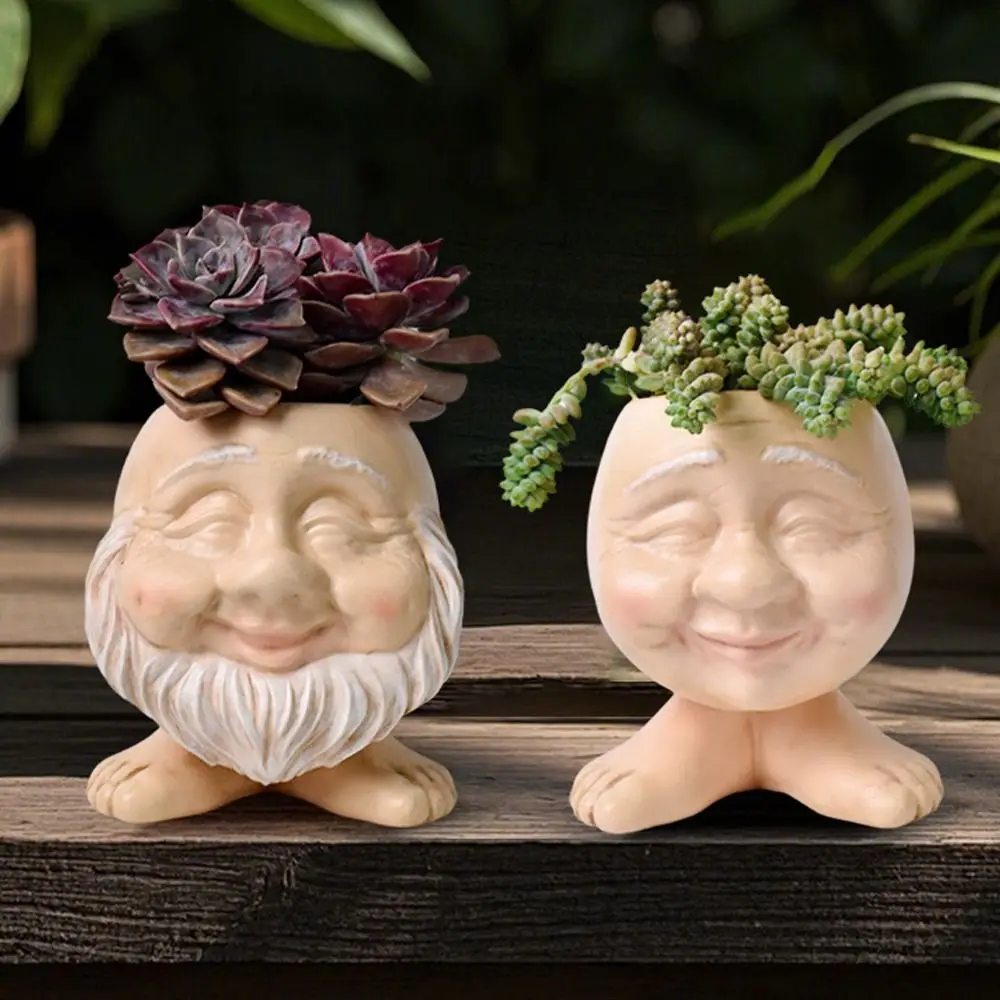 Funny Muggle Face Flower Pot Resin Crafts Cute Succulent Flowerpot Waterproof Handmade Plant Pot For Indoor Outdoor Plant
Funny Muggle Face Flower Pot Resin Crafts Cute Succulent Flowerpot Waterproof Handmade Plant Pot For Indoor Outdoor Plant