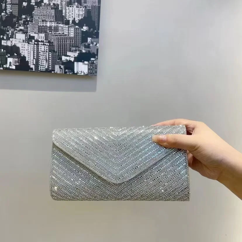 Luxury Glitter Shiny Rhinestone Diamond Shoulder Crossbody Bag Dinner Party Clutch Purse Women Fashion Handbag Bling Evening Bag
Luxury Glitter Shiny Rhinestone Diamond Shoulder Crossbody Bag Dinner Party Clutch Purse Women Fashion Handbag Bling Evening Bag