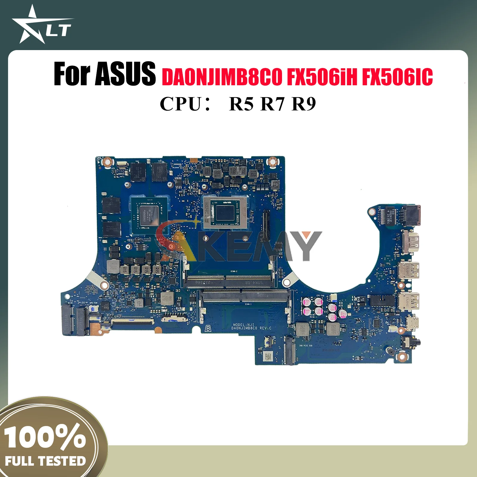 DA0NJIMB8C0 Laptop Motherboard For ASUS TUF Gaming FA506I FX506II FX506iH FX506IC Notebook Mainboard With R5 R7 R9 CPU tests OK
DA0NJIMB8C0 Laptop Motherboard For ASUS TUF Gaming FA506I FX506II FX506iH FX506IC Notebook Mainboard With R5 R7 R9 CPU tests OK