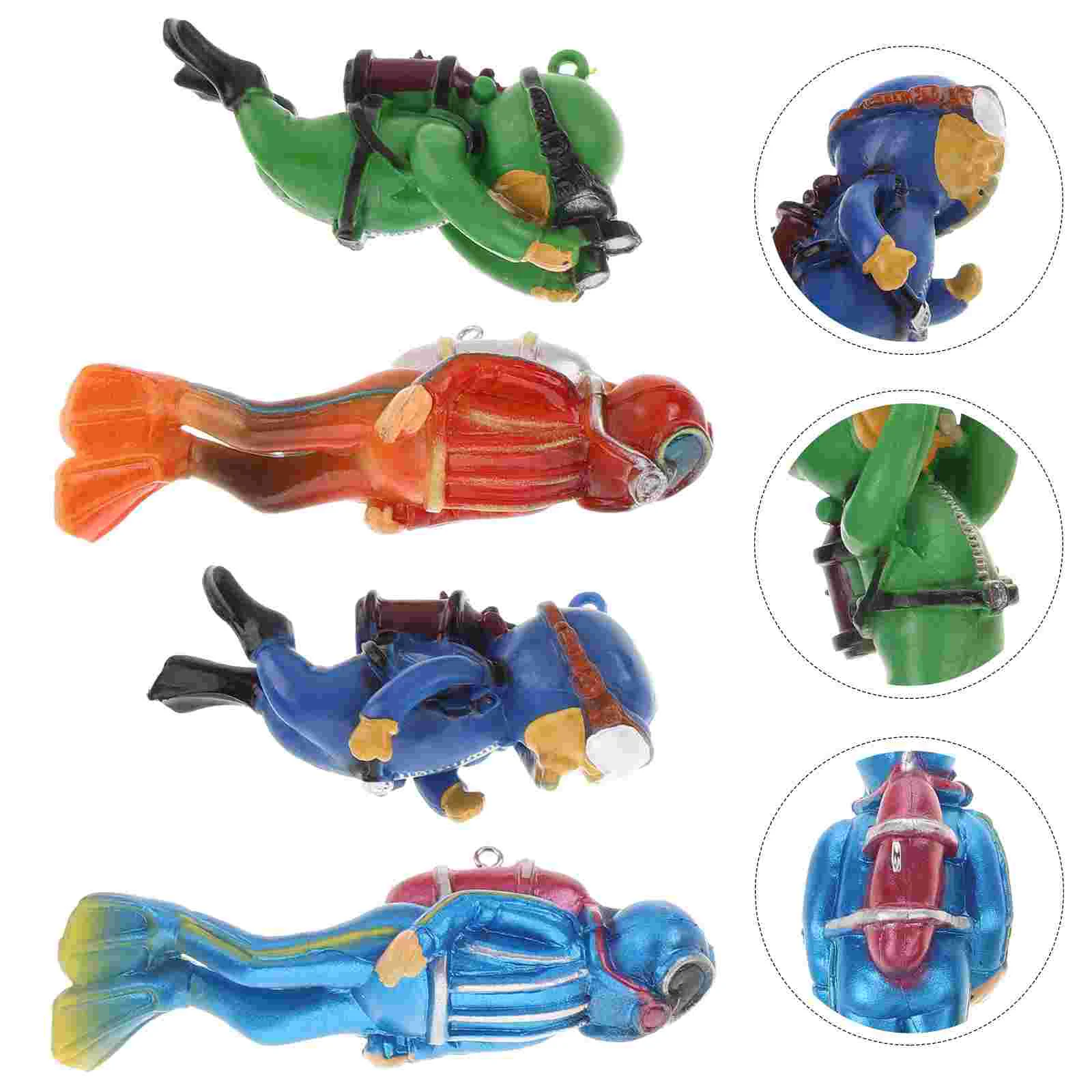 4 Pcs Simulated Diver Fish Decorations for Tank Floating Ornaments Resin Landscaping Aquarium Betta Accessories
4 Pcs Simulated Diver Fish Decorations for Tank Floating Ornaments Resin Landscaping Aquarium Betta Accessories