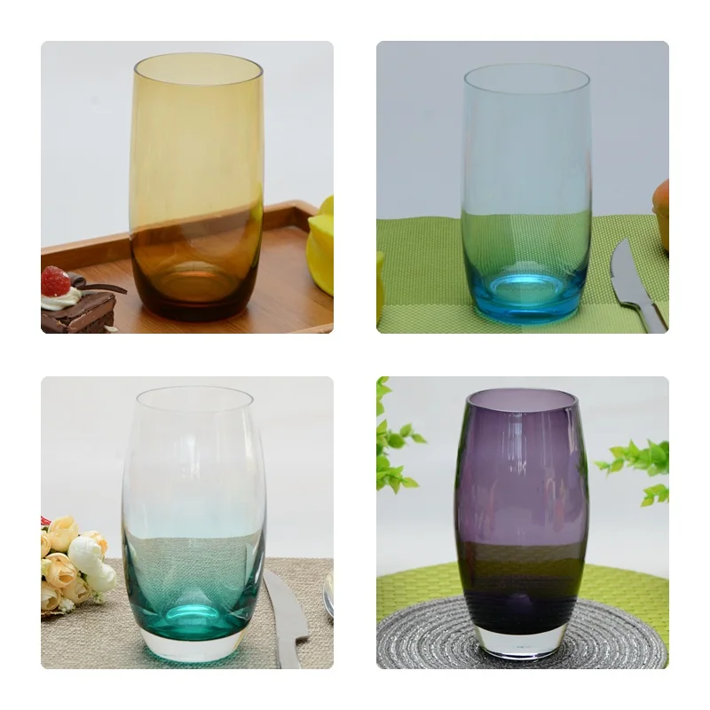 European color glass European popular tea cup water glass milk cup catering round juice cup
European color glass European popular tea cup water glass milk cup catering round juice cup