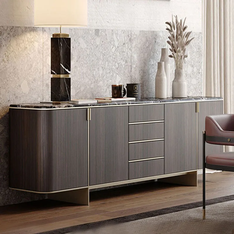 Italian light luxury dining side cabinet, living room entrance door against the wall, marble porch cabinet designer decorative
Italian light luxury dining side cabinet, living room entrance door against the wall, marble porch cabinet designer decorative