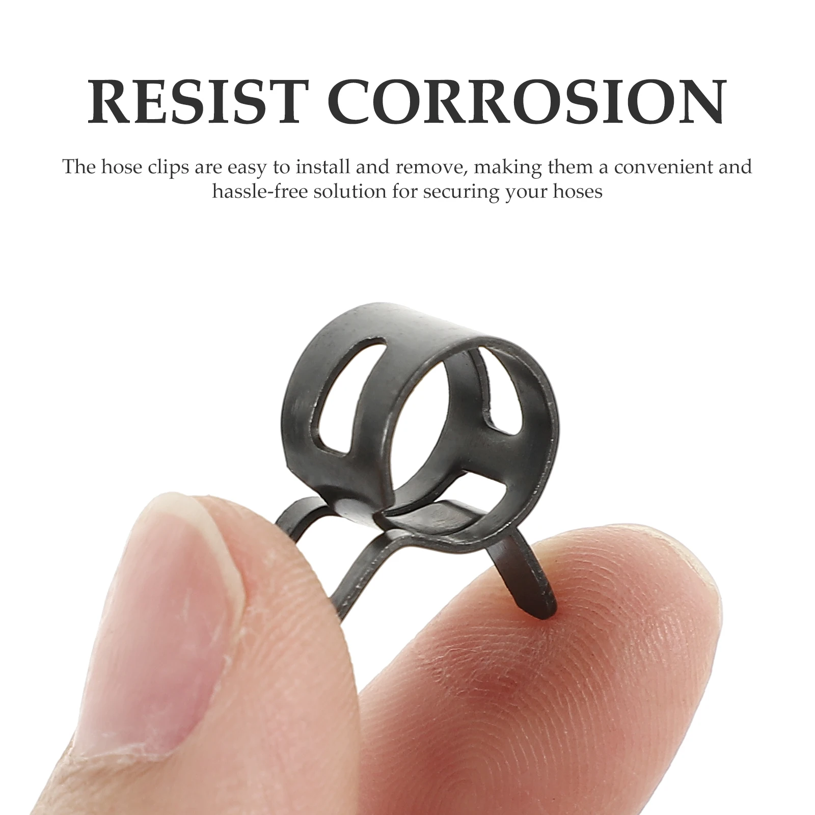 50pcs Hose Fuel Line Clamps Black Spring B 65mn Manganese Steel Leak Proof Connection Spring Clamps Pipes 
50pcs Hose Fuel Line Clamps Black Spring B 65mn Manganese Steel Leak Proof Connection Spring Clamps Pipes