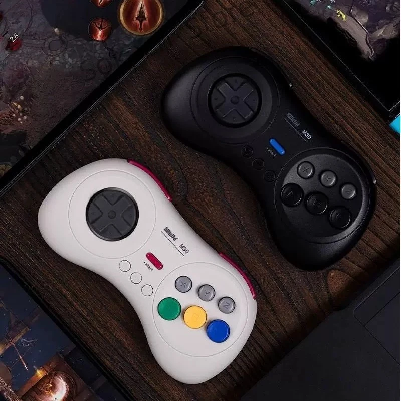 8Bitdo M30 Wireless Bluetooth Gaming Controller Six Key Layout Switch For OLED Lite Host PC Steam Android Phone Box
8Bitdo M30 Wireless Bluetooth Gaming Controller Six Key Layout Switch For OLED Lite Host PC Steam Android Phone Box