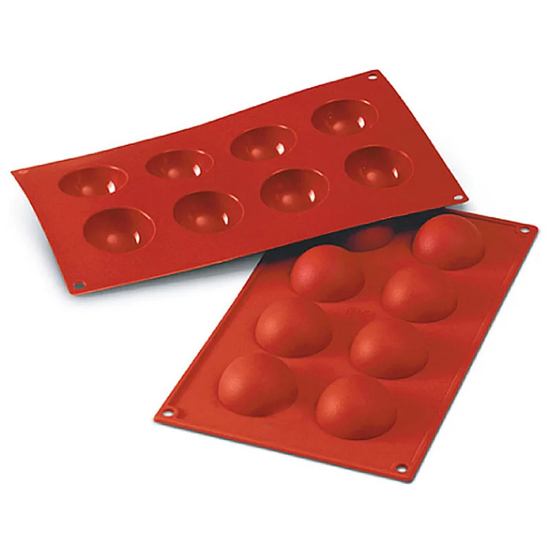 ABXF-2PCS 8-Cavity Semi Silicone Mold/Chocolate Bomb Mold/Round Shape Half Sphere Mold For Cake, Jelly, Pudding, Dome Mousse
ABXF-2PCS 8-Cavity Semi Silicone Mold/Chocolate Bomb Mold/Round Shape Half Sphere Mold For Cake, Jelly, Pudding, Dome Mousse