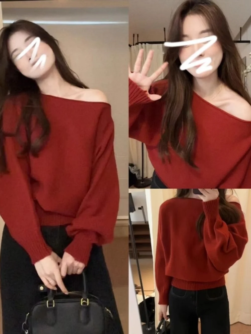 Korean Sle Soft One-oulder Lantern Sve Knitwear Loose Inner Wear Casual Autumn Winter Sweater Comfortable Straight Cut
Korean Sle Soft One-oulder Lantern Sve Knitwear Loose Inner Wear Casual Autumn Winter Sweater Comfortable Straight Cut