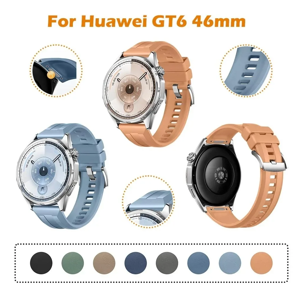 For Huawei GT6 46mm Watch Strap Official Quick Press Silicone Band Breathable Comfortable 22mm Universal for Huawei GT6 46mm
For Huawei GT6 46mm Watch Strap Official Quick Press Silicone Band Breathable Comfortable 22mm Universal for Huawei GT6 46mm