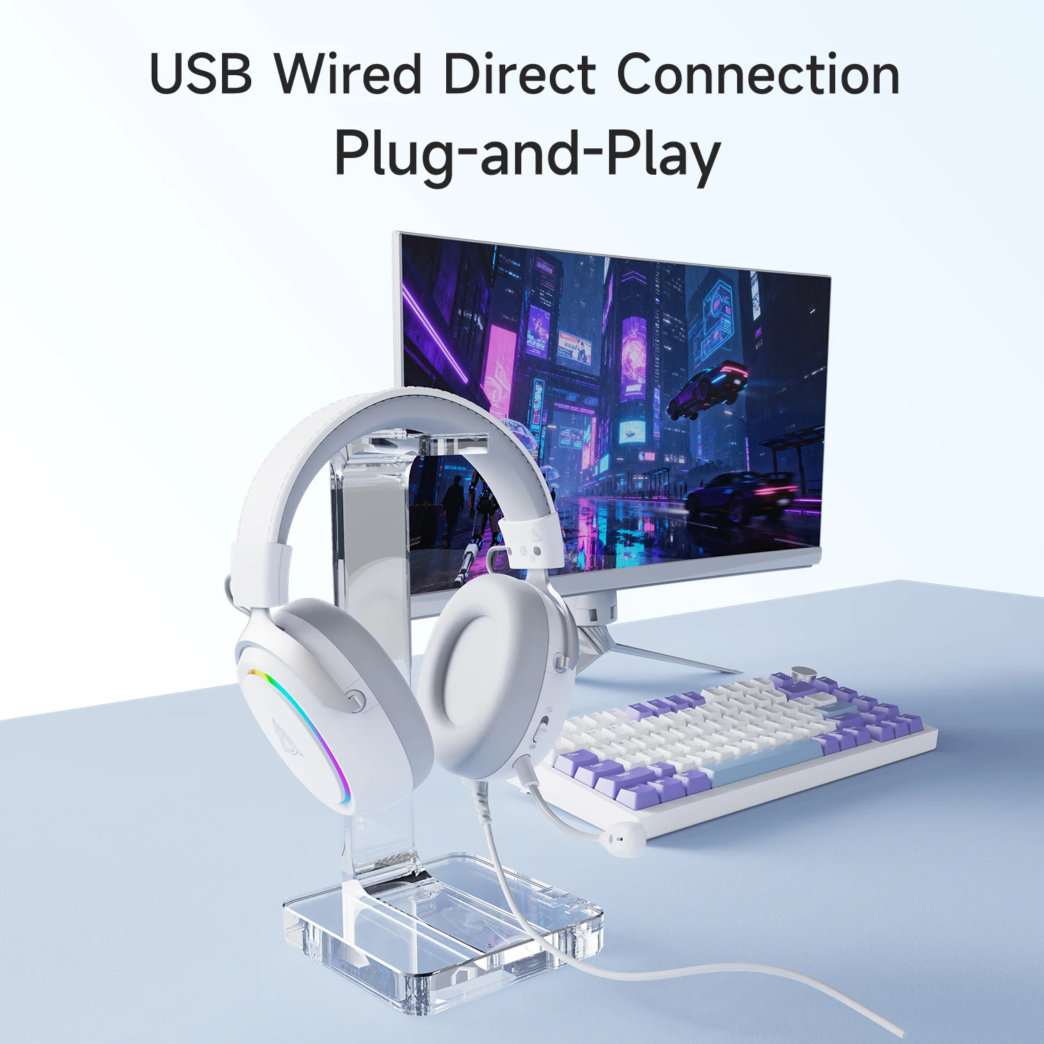 Ajazz AHW10 Head-mounted Wired Gaming Headset RGB lighting Plug-and-Play High performance/long battery life For Gamer
Ajazz AHW10 Head-mounted Wired Gaming Headset RGB lighting Plug-and-Play High performance/long battery life For Gamer