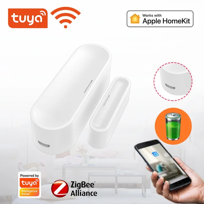 Tuya App Door Open/closed Detectors Security Protection Zigbee Smart Door Sensor 2.4ghz Wireless Garage Door Detector For Indoor
Tuya App Door Open/closed Detectors Security Protection Zigbee Smart Door Sensor 2.4ghz Wireless Garage Door Detector For Indoor