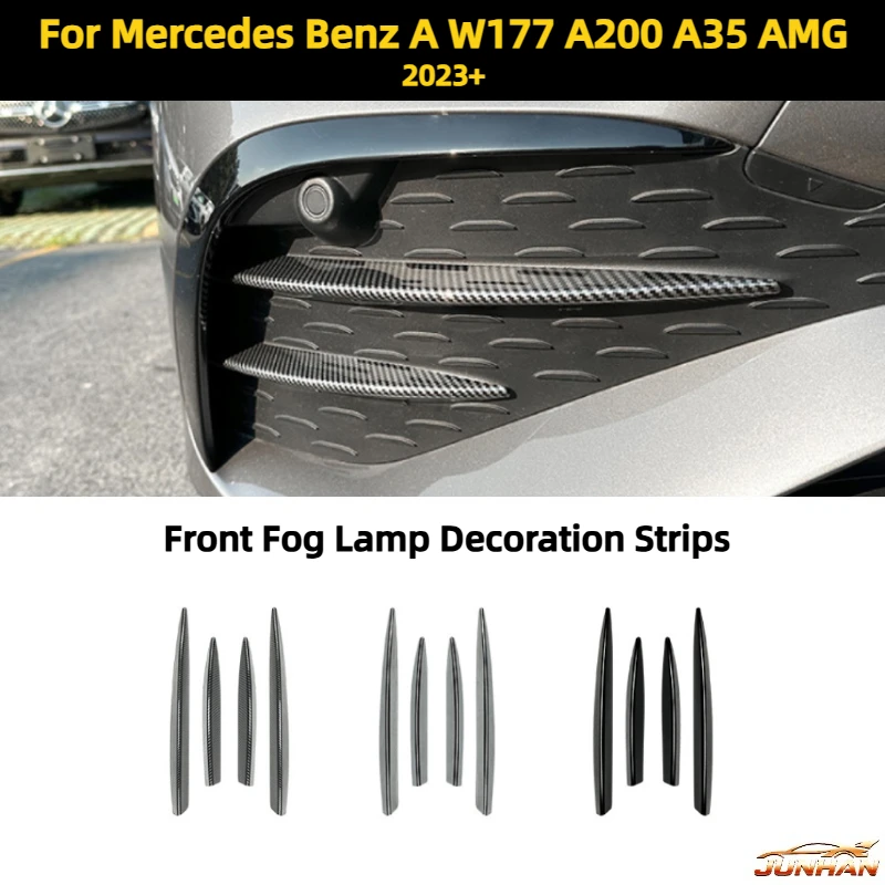 Front Fog Lamp Decoration Strips Trim Cover For Mercedes Benz A W177 A200 A35 AMG 2023+ Car Exterior Parts Styling
Front Fog Lamp Decoration Strips Trim Cover For Mercedes Benz A W177 A200 A35 AMG 2023+ Car Exterior Parts Styling