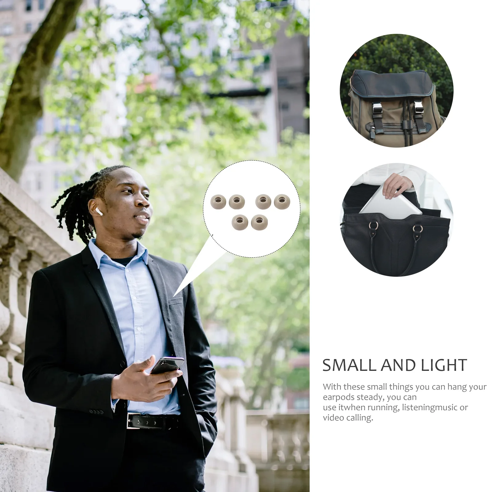 3Pairs Earphone Caps Memory Earbuds Tips Replacement Earbud Tips Compatible Noise Cancelling Sponge Cushion Running
3Pairs Earphone Caps Memory Earbuds Tips Replacement Earbud Tips Compatible Noise Cancelling Sponge Cushion Running