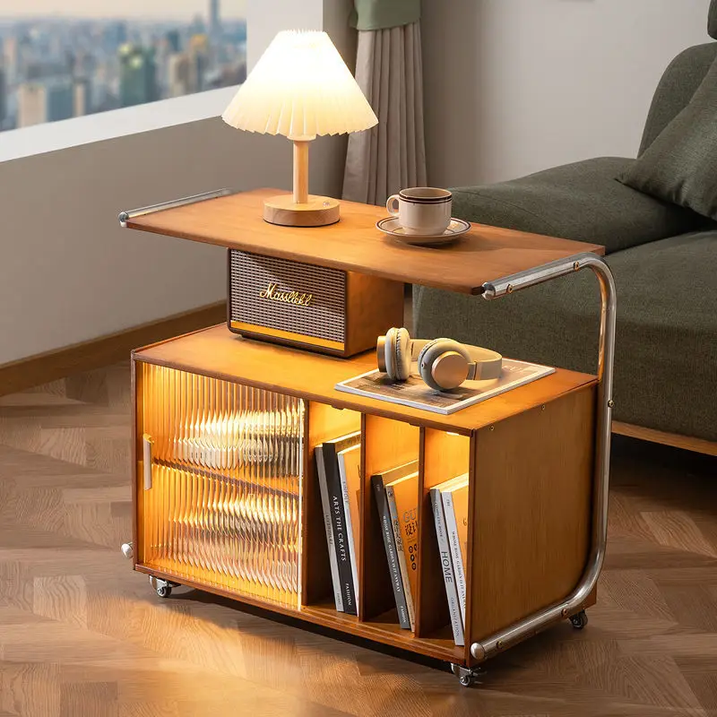 Movable sofa side few trolleys living room side cabinet small table bedroom bedside table
Movable sofa side few trolleys living room side cabinet small table bedroom bedside table