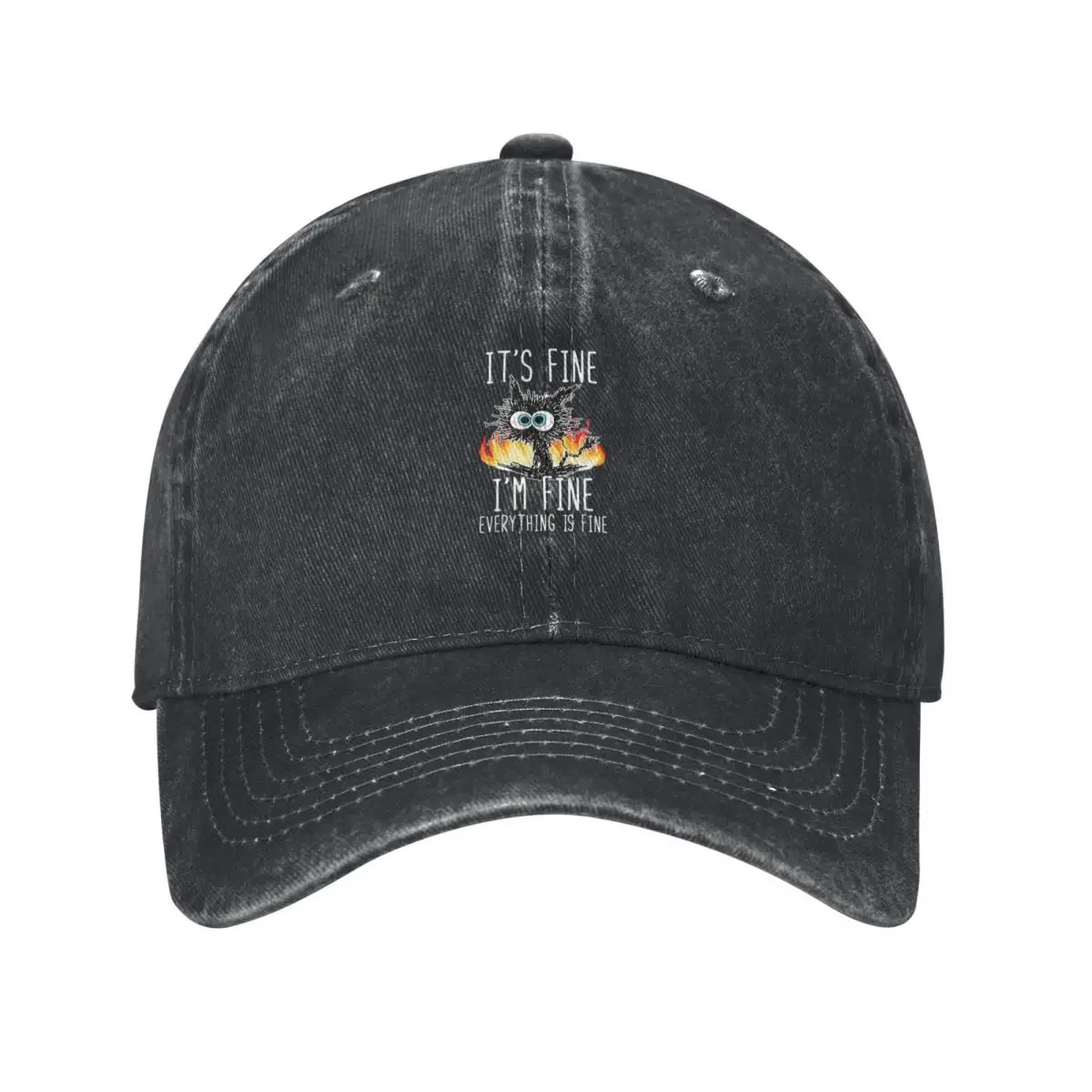 Its Fine Im Fine Everything Is Fine Funny shirt, Funny Cat Baseball Cap Golf Cap Snapback Cap Boy Women's
Its Fine Im Fine Everything Is Fine Funny shirt, Funny Cat Baseball Cap Golf Cap Snapback Cap Boy Women's