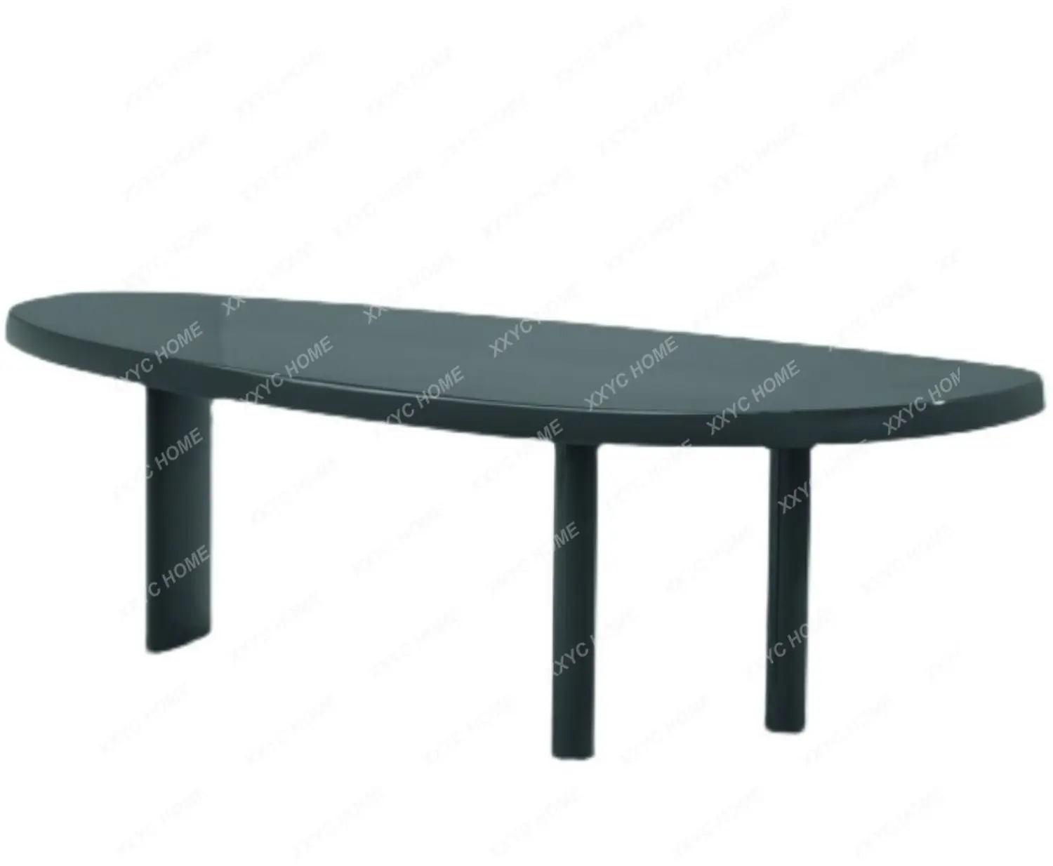 Minimalist paint solid wood dining table simple oval household small round art conference table
Minimalist paint solid wood dining table simple oval household small round art conference table