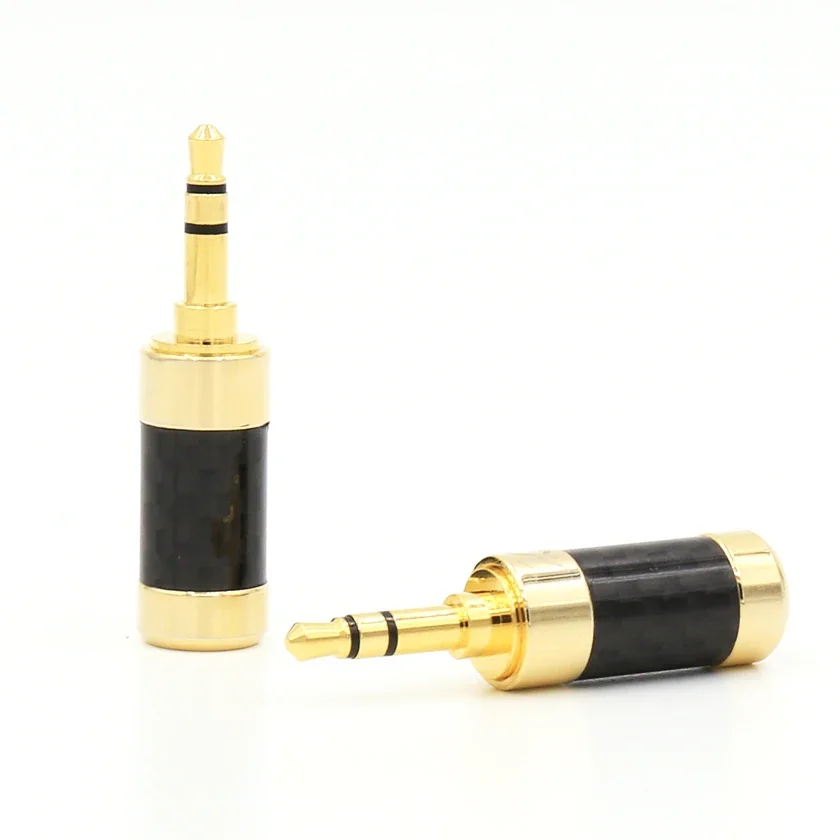 High Quality GOLD PLATED 3.5mm 1/8" STEREO AUDIO JACK Plug carbon fiber body
High Quality GOLD PLATED 3.5mm 1/8" STEREO AUDIO JACK Plug carbon fiber body