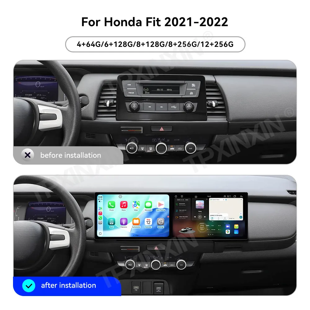 11.5" Dual Screen Android Carplay Car Radio Strero For Honda Fit 2021 2022 Navigation GPS Car Multimedia Player Head Unit
11.5" Dual Screen Android Carplay Car Radio Strero For Honda Fit 2021 2022 Navigation GPS Car Multimedia Player Head Unit
