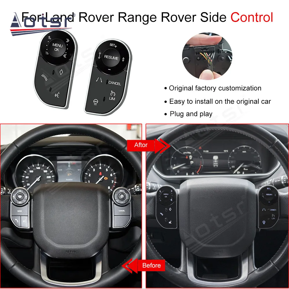 Car Accessories For Land Rover Discovery 5 2017-2019 For Range Rover Vogue 2013-2017 Sport 2014-2017 Steering Wheel Touch Button
Car Accessories For Land Rover Discovery 5 2017-2019 For Range Rover Vogue 2013-2017 Sport 2014-2017 Steering Wheel Touch Button