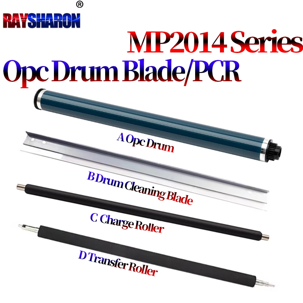 OPC Drum Cleaning Blade Charge Roller Transfer Roller For Ricoh MP 2014 M2700 M2701 IM2702 gestetner DSM 1120AD GS1227 G1127
OPC Drum Cleaning Blade Charge Roller Transfer Roller For Ricoh MP 2014 M2700 M2701 IM2702 gestetner DSM 1120AD GS1227 G1127