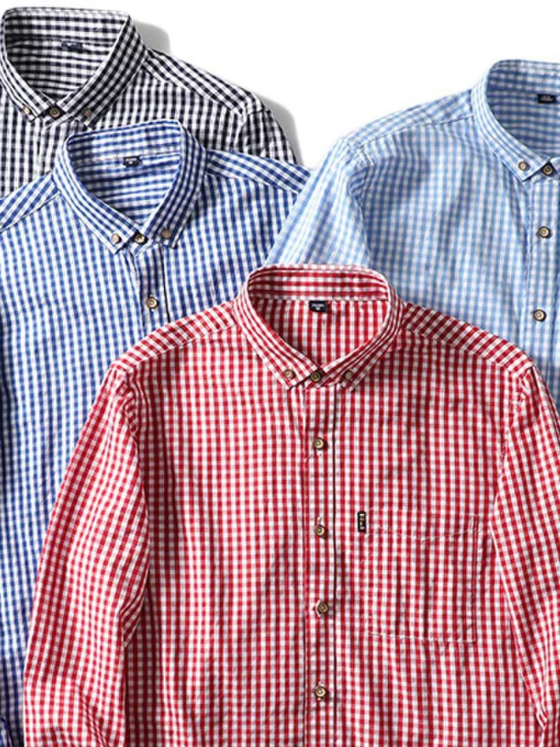 Классическая клетчатая мужская повседневная хлопчатобумажная ткань Long Sve irt, осенний сезон, универсальная подставка на одной пуговице, подходит для irt
Классическая клетчатая мужская повседневная хлопчатобумажная ткань Long Sve irt, осенний сезон, универсальная подставка на одной пуговице, подходит для irt