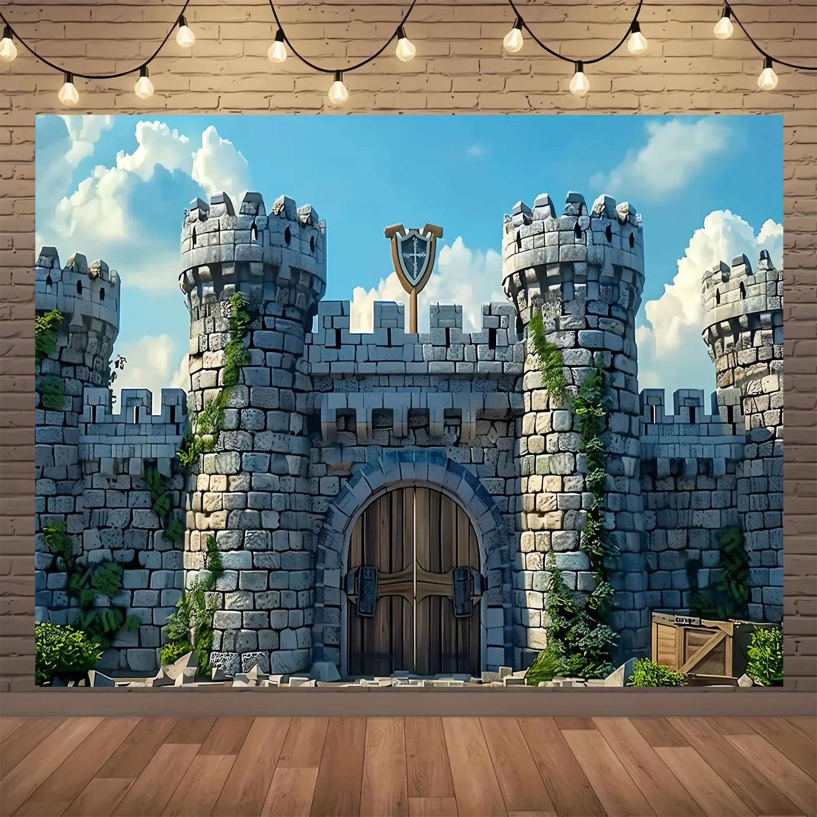 Multi-functional medieval castle and knight party background - polyester, no power required - perfect for VBS
Multi-functional medieval castle and knight party background - polyester, no power required - perfect for VBS