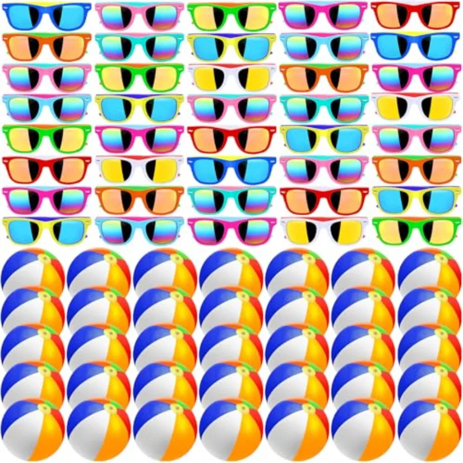 Pcs Sunglasses Beach Balls Bulk Party Favors for 40Pcs Neon Sunglasses 40Pcs 12" Beach Balls Kid Boys Girls Graduation Party Su
Pcs Sunglasses Beach Balls Bulk Party Favors for 40Pcs Neon Sunglasses 40Pcs 12" Beach Balls Kid Boys Girls Graduation Party Su