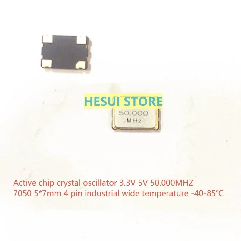 1/10PCS Active SMD crystal oscillator 5*7 4 pin 50M 50MHZ 50.000MHZ original
1/10PCS Active SMD crystal oscillator 5*7 4 pin 50M 50MHZ 50.000MHZ original