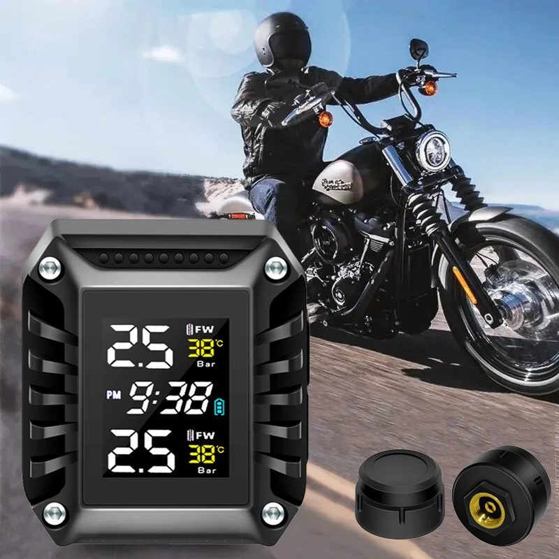 Motorcycle TPMS Security Alarm Accurate tire pressure Monitor Electric Motorcycle Wireless Tire Pressure Monitoring System
Motorcycle TPMS Security Alarm Accurate tire pressure Monitor Electric Motorcycle Wireless Tire Pressure Monitoring System