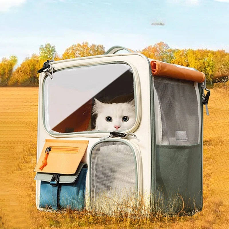 Cat bag out large-capacity suitcase, multi-cat pet portable cat multi-functional wheel trolley case
Cat bag out large-capacity suitcase, multi-cat pet portable cat multi-functional wheel trolley case
