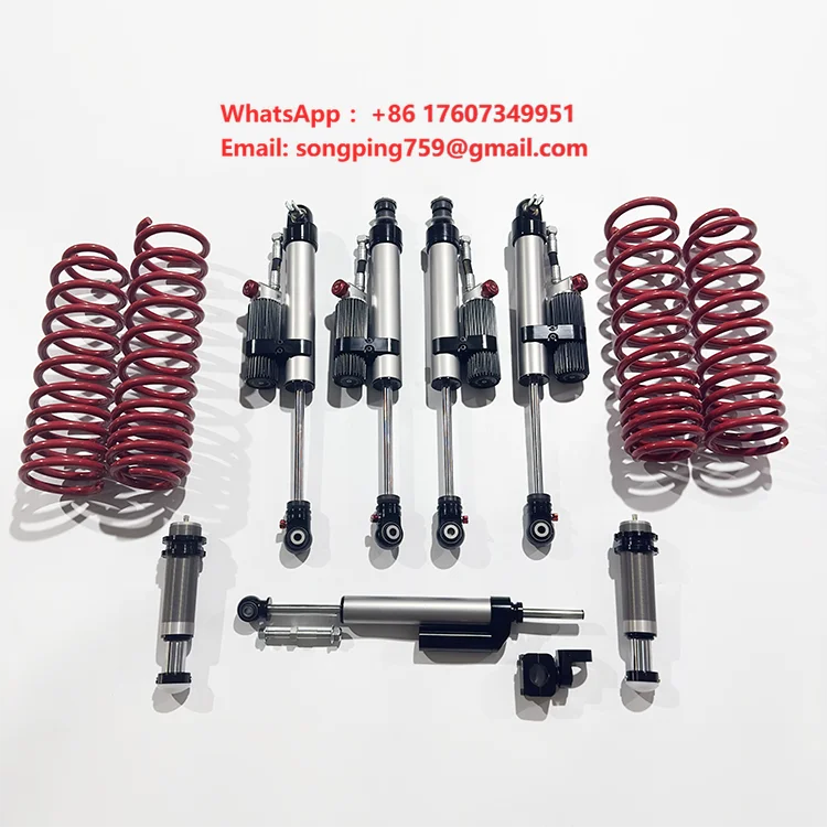 JK Black Front & Rear 2.5 Pipe Diameter 2 Inches Lift Integrated Back Tank High Quality Shock Absorber 4x4 Road
JK Black Front & Rear 2.5 Pipe Diameter 2 Inches Lift Integrated Back Tank High Quality Shock Absorber 4x4 Road