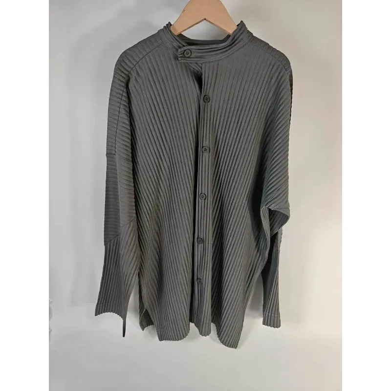 Miyake Pleated Long Sleeve Shirt Blouse 2026 Spring Summer New Loose Top Slimming Casual Stand Collar Casual Cardigan Jacket
Miyake Pleated Long Sleeve Shirt Blouse 2026 Spring Summer New Loose Top Slimming Casual Stand Collar Casual Cardigan Jacket