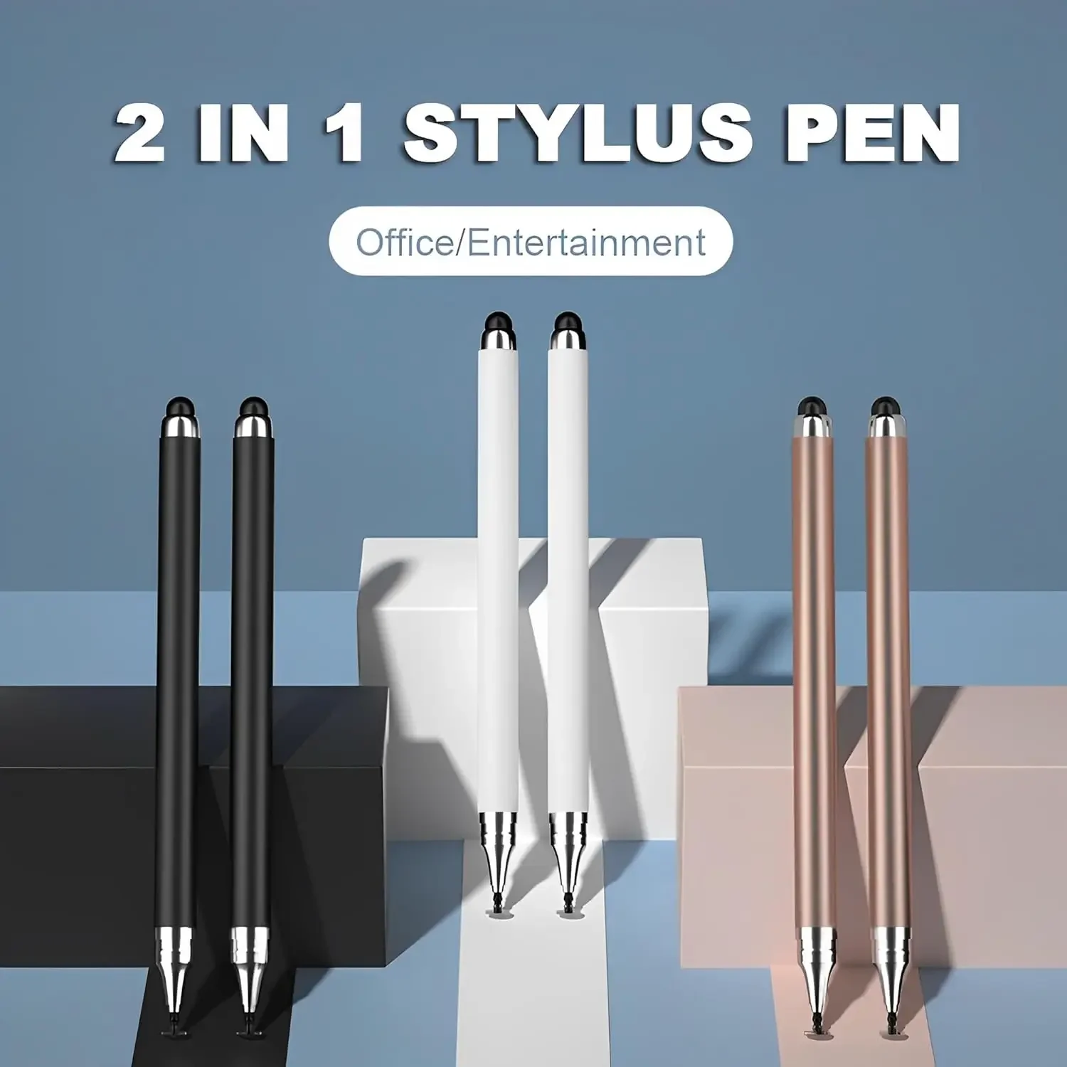 3-1Pcs Tablet Mobile Phone Universal 2 IN 1 Capacitive Stylus Pen Drawing Pens for IPhone Android All Capacitive Touch Screens
3-1Pcs Tablet Mobile Phone Universal 2 IN 1 Capacitive Stylus Pen Drawing Pens for IPhone Android All Capacitive Touch Screens