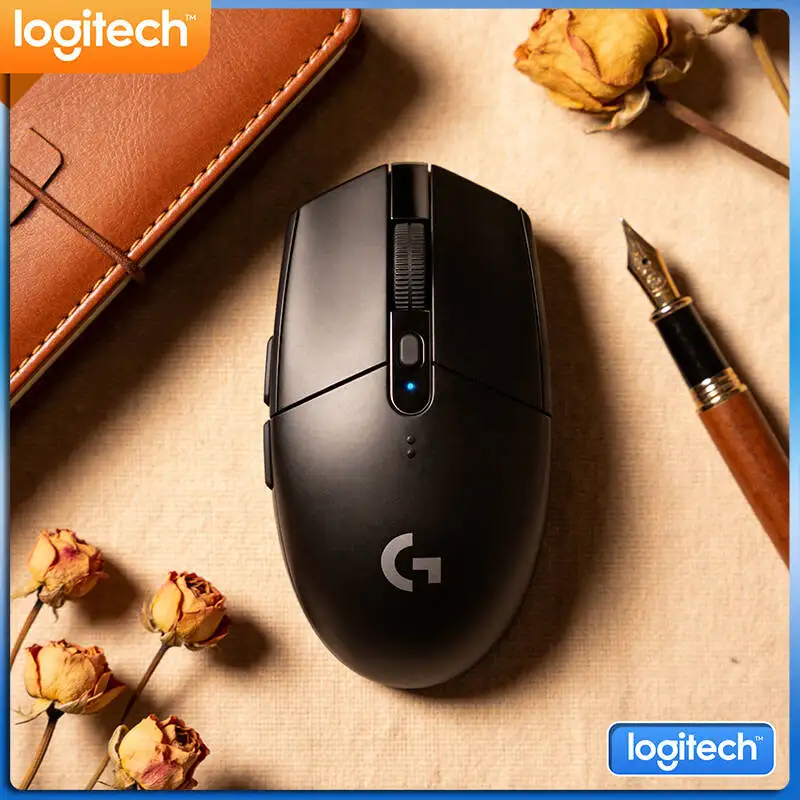 Logitech G304 Wireless Mouse LIGHTSPEED Tech 12000 DPI HERO Sensor 1ms Response 9-Month Battery Office Comfort Fit Users