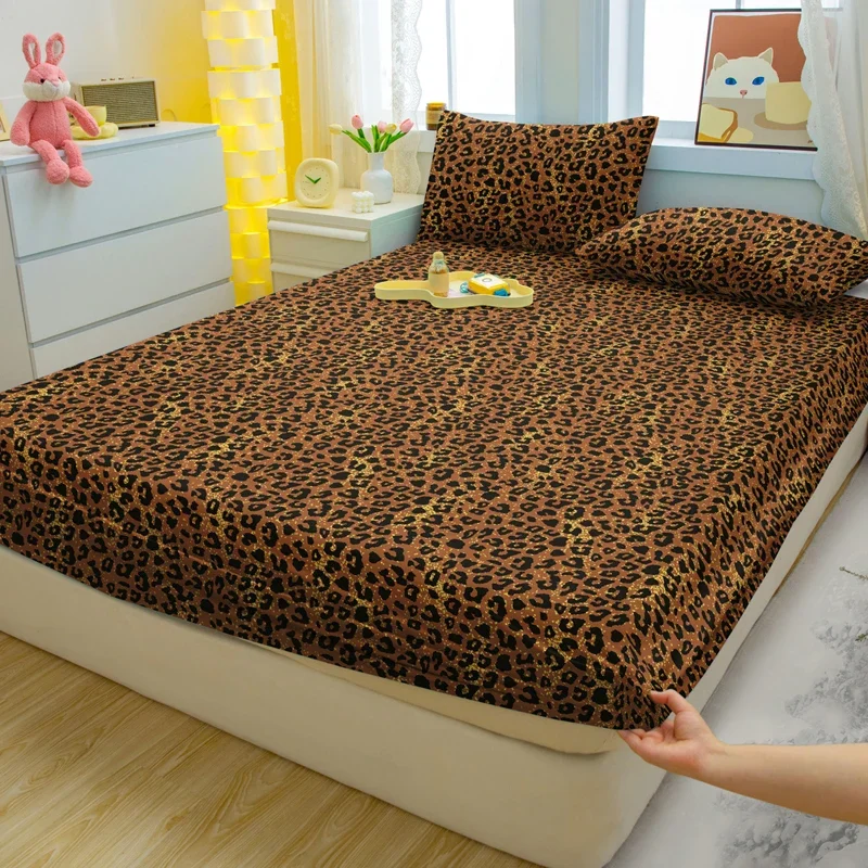 1 Simple Modern Leopard Print Printed Matte Fitted Sheet, Bedroom Printed Bed Cover, Bedding (Excluding Pillowcases)
1 Simple Modern Leopard Print Printed Matte Fitted Sheet, Bedroom Printed Bed Cover, Bedding (Excluding Pillowcases)