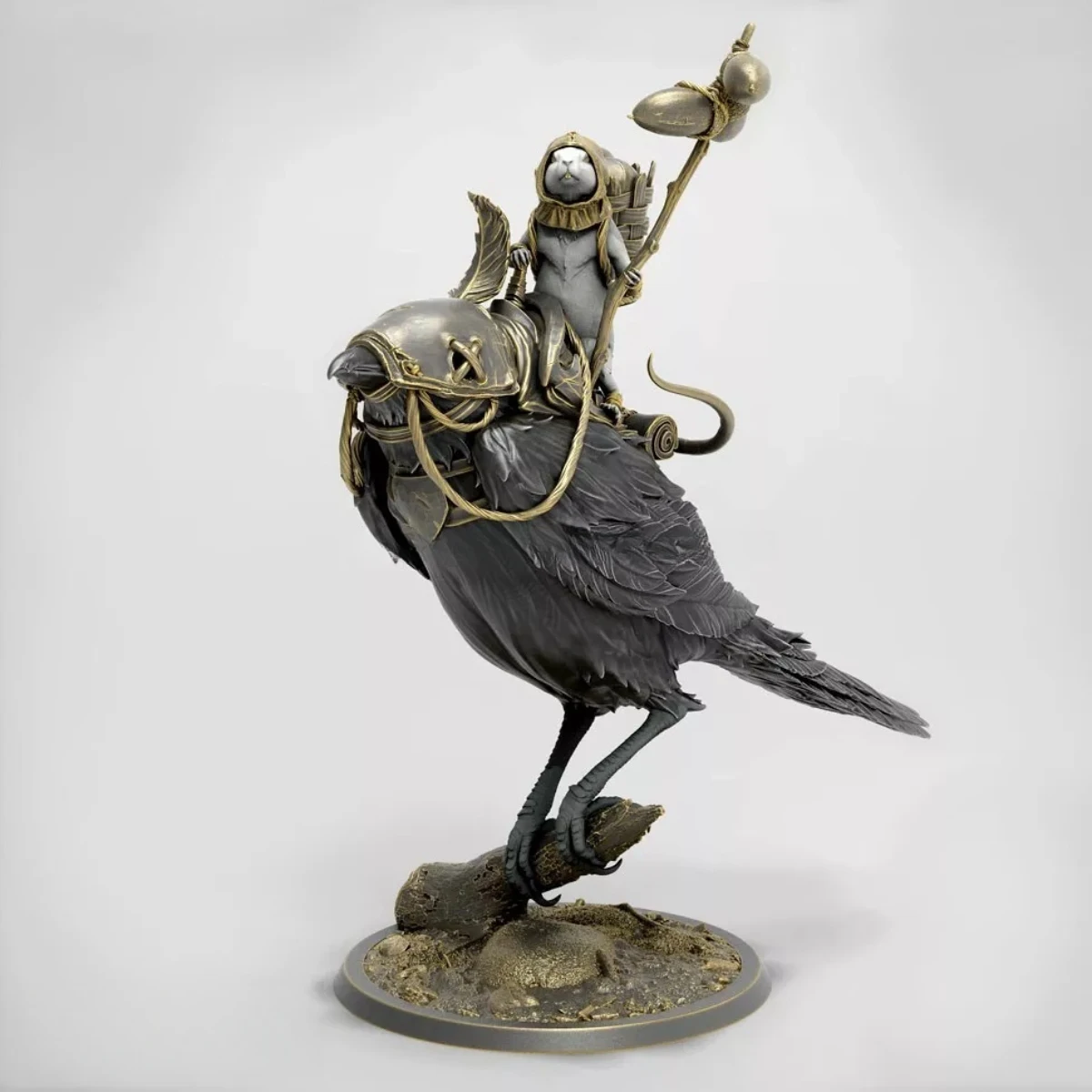 Комплект неокрашенной модели из смолы 50 мм, Magpie Mount Mouse Knight в разобранном и неокрашенном виде GK, 1106
Комплект неокрашенной модели из смолы 50 мм, Magpie Mount Mouse Knight в разобранном и неокрашенном виде GK, 1106