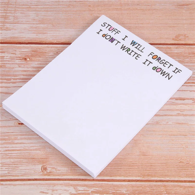 6X Funny Sticky Note, To Do List Notepad Funny Stationery, Office Supplies, Notebook Labels, Desk Sticky Note 50 Pages,A
6X Funny Sticky Note, To Do List Notepad Funny Stationery, Office Supplies, Notebook Labels, Desk Sticky Note 50 Pages,A