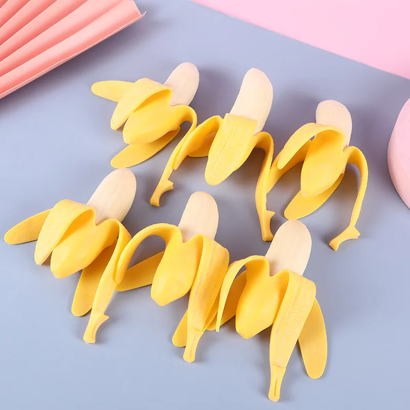 Stress ball Simulated banana toys elastic banana stress relief toys sensory banana squeeze toys children's and adult party gifts
Stress ball Simulated banana toys elastic banana stress relief toys sensory banana squeeze toys children's and adult party gifts