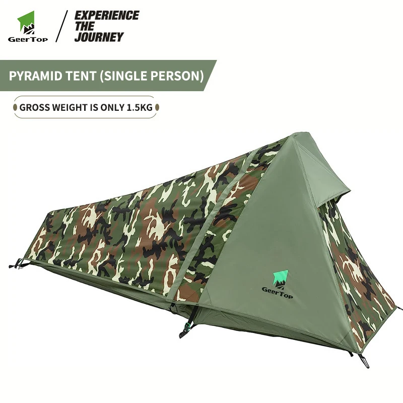 Outdoor Ultralight Tent for 1 Person 3 Season Waterproof Single Person Backpacking Tent for Camping Hiking Backpack Travel
Outdoor Ultralight Tent for 1 Person 3 Season Waterproof Single Person Backpacking Tent for Camping Hiking Backpack Travel