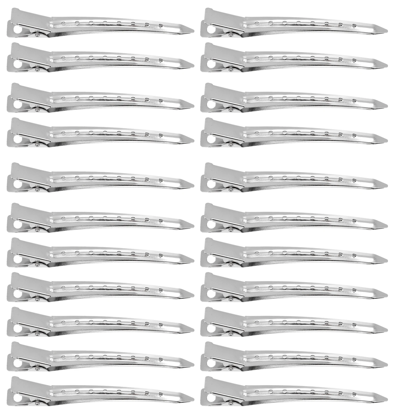 24 Pcs Metal Duckbill Clips Aluminum Alloy Durable Flexible for Hair Styling Sectioning Ceremonies Party Daily Wear
24 Pcs Metal Duckbill Clips Aluminum Alloy Durable Flexible for Hair Styling Sectioning Ceremonies Party Daily Wear