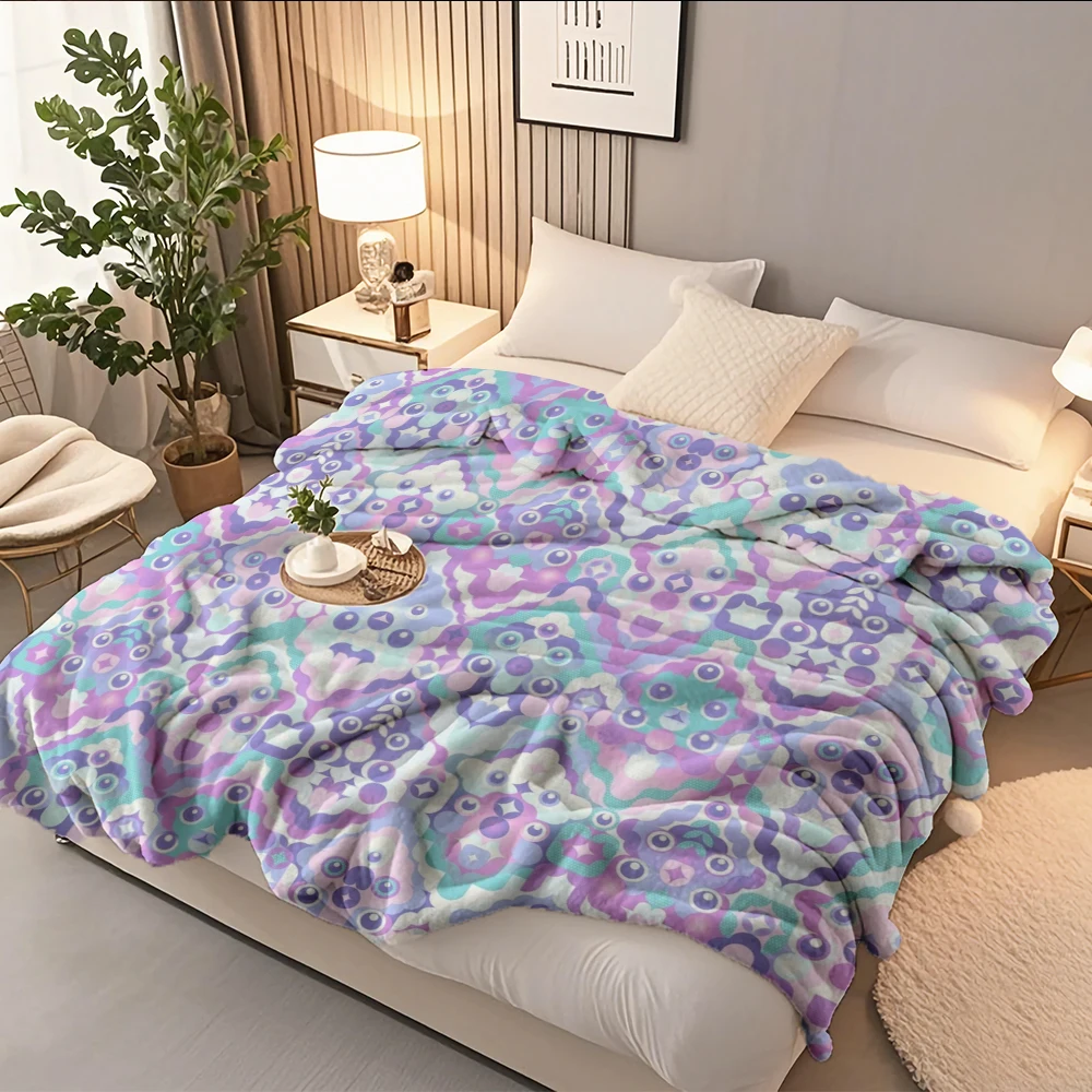 Modern Minimalist Seasonal Decor Flannel Cozy Blanket Geometric Creatures Pattern Light Comforter Microfiber Bedspread
Modern Minimalist Seasonal Decor Flannel Cozy Blanket Geometric Creatures Pattern Light Comforter Microfiber Bedspread