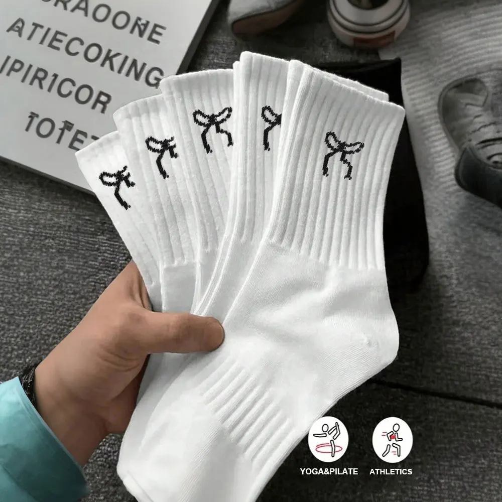Bow Pattern Socks For Women Men White Running Hiking Dress Female Male student Work Socks Winter Sock Four Season 1-20 Pair
Bow Pattern Socks For Women Men White Running Hiking Dress Female Male student Work Socks Winter Sock Four Season 1-20 Pair