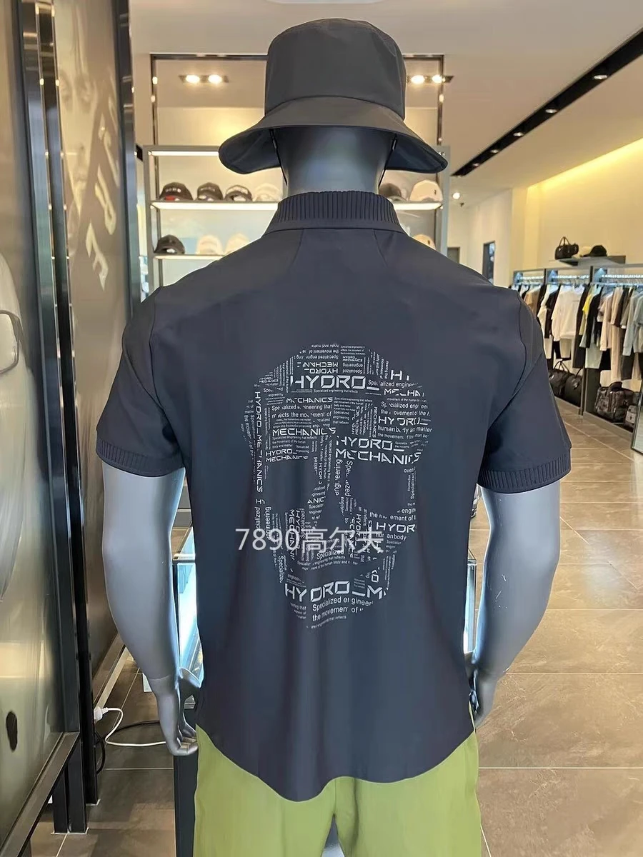 2024 Summer New Men's Golf Clothing Fashion Skull Cold Sense Short Sleeve Golf Shirt
2024 Summer New Men's Golf Clothing Fashion Skull Cold Sense Short Sleeve Golf Shirt
