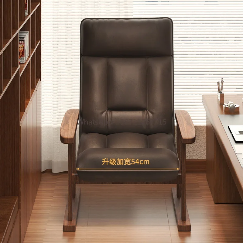 Solid wood computer chair - comfortable home office desk chair, , office seat with backrest, foldable reclining lazy chair
Solid wood computer chair - comfortable home office desk chair, , office seat with backrest, foldable reclining lazy chair