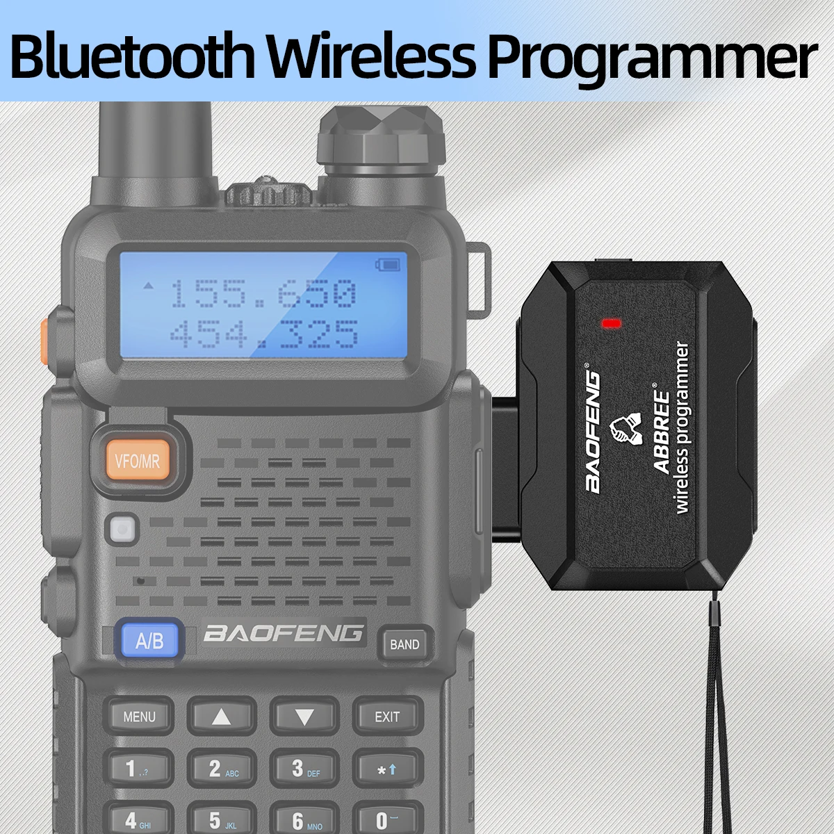 Baofeng Bluetooth Wireless Programmer for Walkie Talkie Plug & Play Phone APP Programming for UV-5R BF888S Quansheng UV-K5
Baofeng Bluetooth Wireless Programmer for Walkie Talkie Plug & Play Phone APP Programming for UV-5R BF888S Quansheng UV-K5