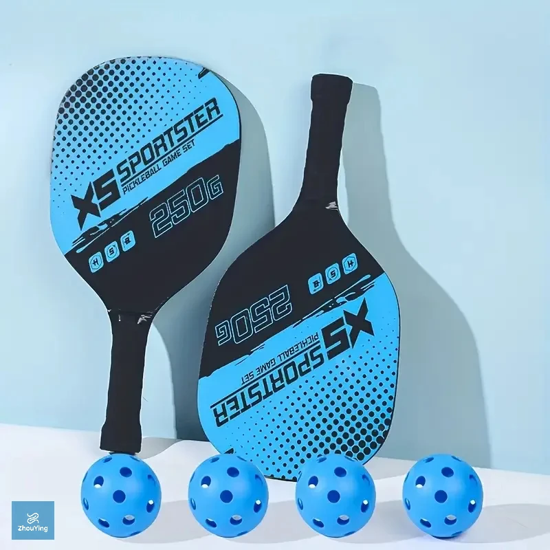 High-Quality Poplar Paddle Set, 2 Paddles + 4 Balls + 1 Carry Bag, Durable Beginner Training Rackets for Outdoor & Beach Sports
High-Quality Poplar Paddle Set, 2 Paddles + 4 Balls + 1 Carry Bag, Durable Beginner Training Rackets for Outdoor & Beach Sports