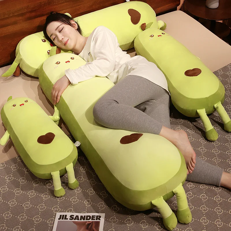 Green Avocado Long Pillow Stuffed Fruit Plushie Peluche Head Support Bolster Heart Pattern Kawaii Sleeping Companion Gift
Green Avocado Long Pillow Stuffed Fruit Plushie Peluche Head Support Bolster Heart Pattern Kawaii Sleeping Companion Gift