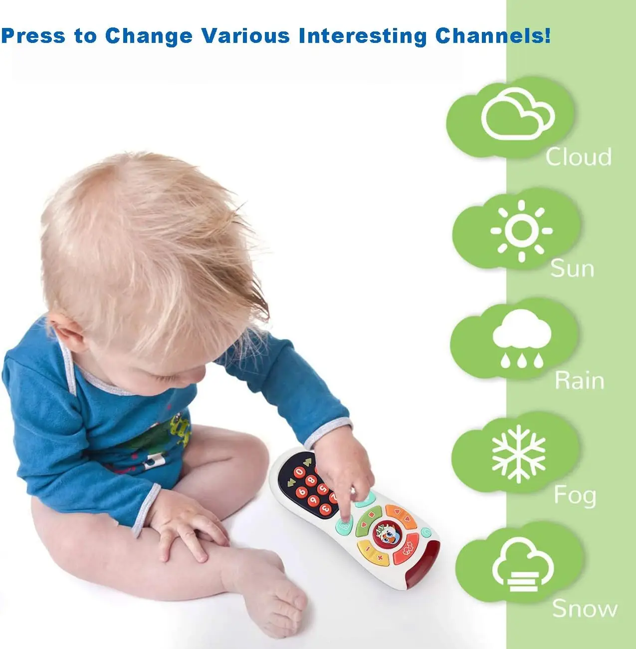 Infant Toy Remote Control Toy for Babies Interactive Sound Educational Learning Toys Click Counting Toddler Toys Fun Kid Toy
Infant Toy Remote Control Toy for Babies Interactive Sound Educational Learning Toys Click Counting Toddler Toys Fun Kid Toy